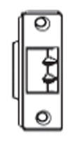 ECL-230 MORTISE STRIKE PLATE - Accessories